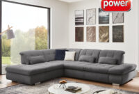 Polsterpower Ecksofa - Grau - Basismodell - Anstellhocker Links within Ecksofas Kaufen