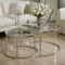 Runder Couchtisch Ciri 2In1 Chrom Glasplatte With Glas Couchtisch Rund